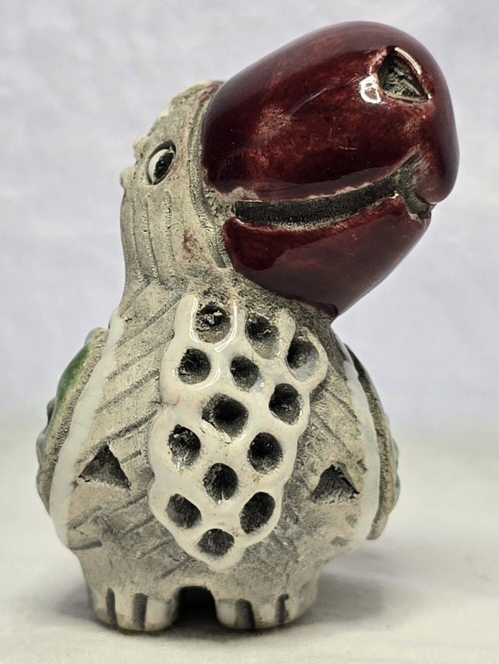 Table / Desktop Ceramic Papagayo Toucan